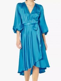 Ghost London Aggie Satin Midi Dress Women - Bloomingdale s at Bloomingdales